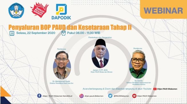 Kemendikbud Gelar Webinar untuk Pastikan Kebijakan Penggunaan Dana BOP