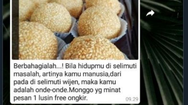 Saingi Odading, Penjual Onde-onde Punya Strategi Promosi Tak Kalah Nyentrik. (Twitter/@FFOODFESS)