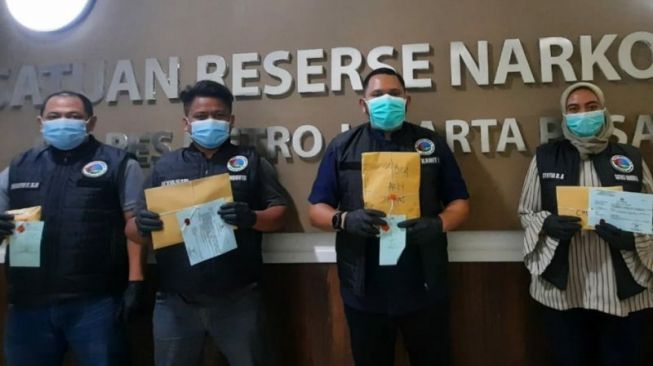 Polres Metro Jakpus Bekuk 3 Kurir Narkoba Berkedok Driver Ojol