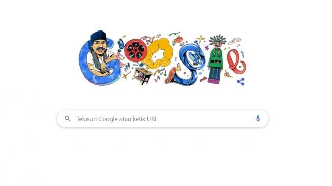 Google Doodle Hari Ini Peringati Peresmian Taman Benyamin Sueb