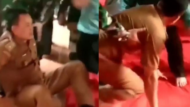 Detik-detik Kepala Desa di Indramayu Kesurupan saat Pertunjukan Jaipong