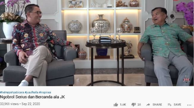 Tangkapan layar unggahan video Helmy Yahya. (YouTube/Helmy Yahya Bicara)