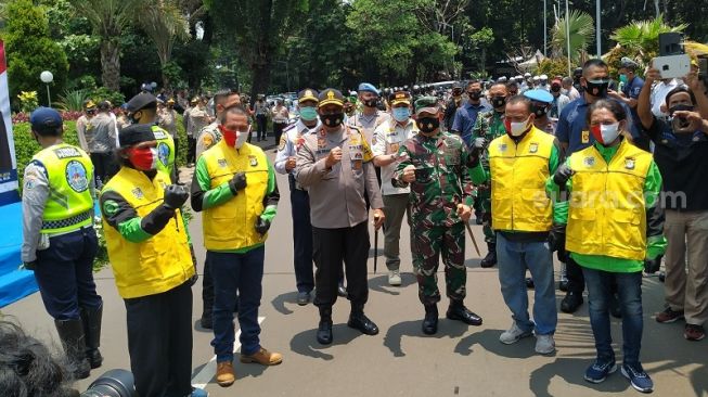 Polisi Buat Timsus Penegak Disiplin Protokol Kesehatan Covid Berbasis Ojol