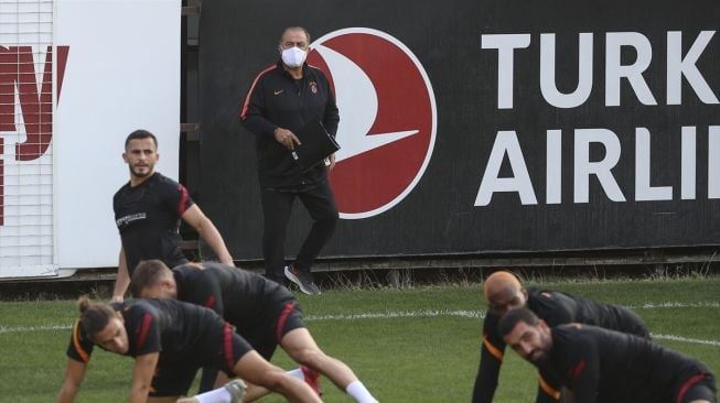 Sesi Latihan Galatasaray Jelang Lawan Hajduk Split