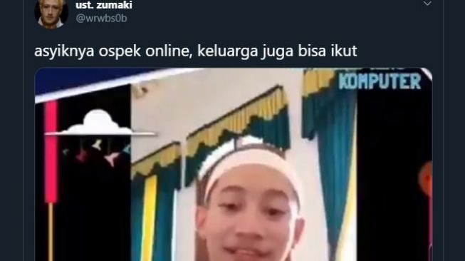 Tangkapan layar unggahan video di Twitter. (Twitter/@wrwbs0b)