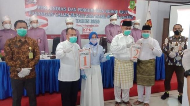 Undian Nomor Urut Pilkada Natuna: SISBRO Nomor 2, MUDE Nomor 1