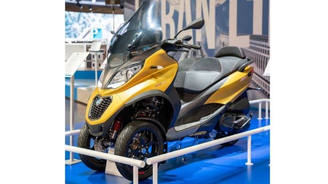 Piaggio MP3 500 Sport Advanced, skuter roda tiga dengan gigi mundur, diluncurkan di Indonesia, Jumat (25/9/2020). [Dok Piaggio Indonesia]