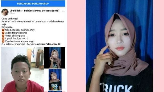 Viral Make Up Bocah Laki-laki Disulap Jadi Cantik, Cewek Auto Minder