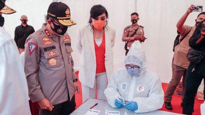 Kepolisian RI Dapat Donasi Rapid Test, Dipakai untuk Urus SIM dan STNK