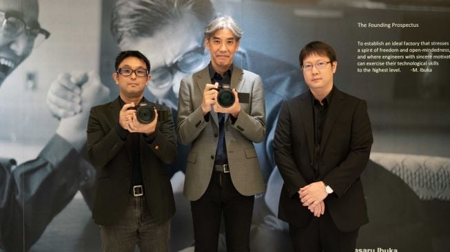 Peluncuran Sony Alpha 7S III, Jumat (25/9/2020). [Suara.com/Lintang Silty Utami] 