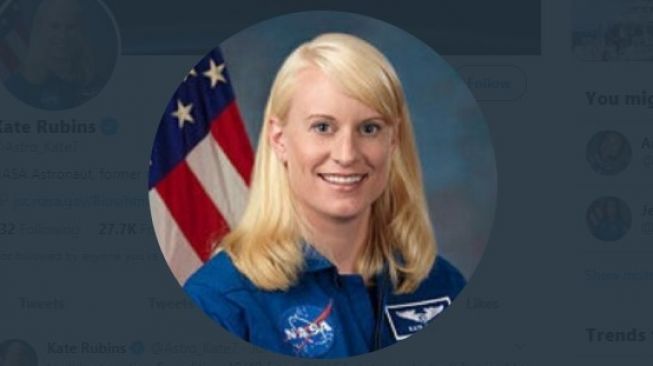 Kate Rubins, salah satu astronot NASA akan memberikan suara dari luar angkasa.[Twitter]