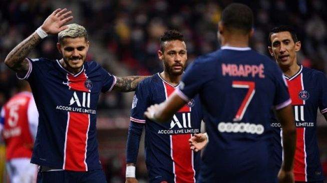 PSG Taklukkan Reims Lewat Sepasang Gol Mauro Icardi