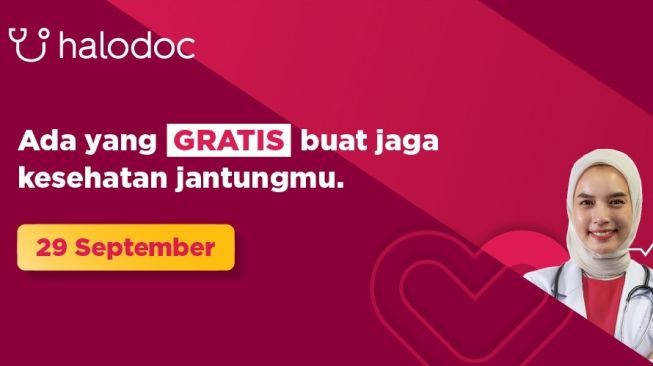 Hari Jantung Sedunia, Halodoc Beri Layanan Chat Gratis dan Diskon Obat!