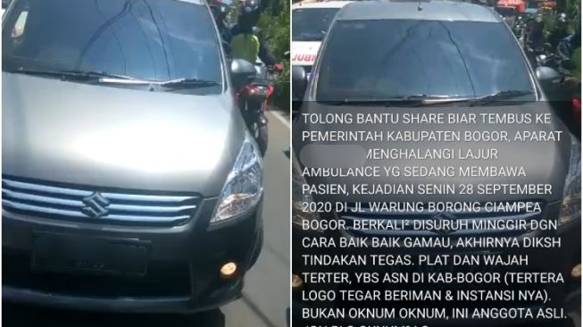 Viral Pemobil Berseragam Dinas Nekat Hadang Ambulans, Publik Naik Pitam