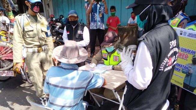 Banyak Warga Terjaring Operasi Yustisi Protokol Kesehatan di Demak