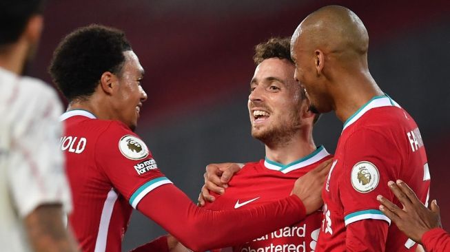 Liverpool Vs Arsenal: The Reds Menang 3-1, Diogo Jota Cetak Gol Debut