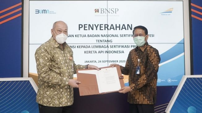 LSP KAI Resmi Dapat Lisensi dari BNSP