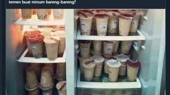 thread keseringan minum boba (Twitter @dango_bulet)