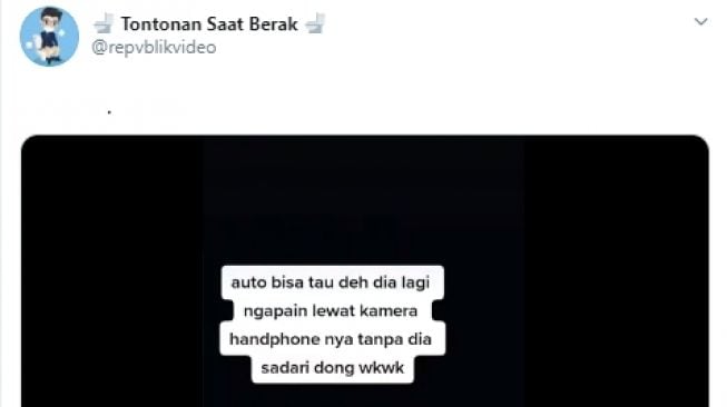 Bikin Ngeri, Gadis Ini Punya Cara Mata-matai Pacarnya Lewat Kamera Depan HP