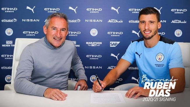 Manchester City Resmi Boyong Ruben Dias, Dikontrak 6 Tahun