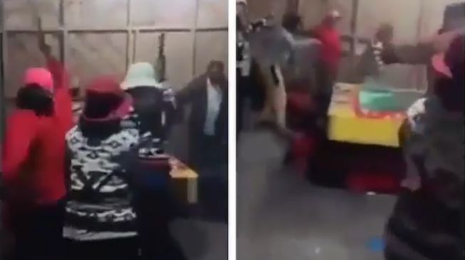 Bawa Martil dan Siram Air, Aksi Emak-Emak Ngamuk Rusak Tempat Judi