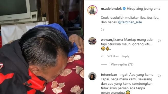 Berderai Air Mata, Mang Ade Londok yang Viralkan Odading Beri Ini ke Ibunya