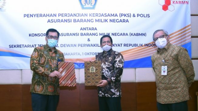 Jalin Kerja Sama dengan Jasindo, DPR Asuransikan Gedung Nusantara