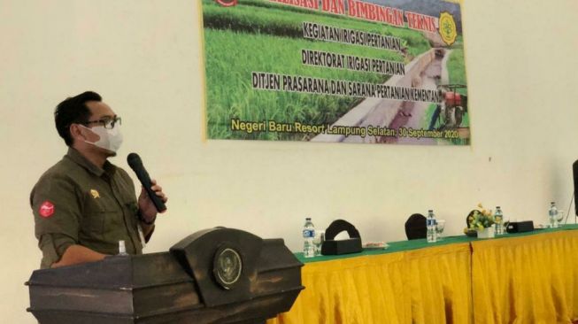 Sekretaris Direktorat Jendral Prasarana dan Sarana Pertanian (PSP) Kementan, Gunawan. (Dok : Kementan)