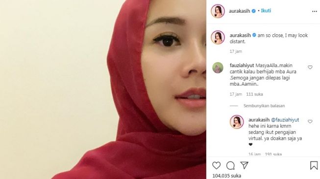 Unggahan Aura Kasih [Instagram/@aurakasih]