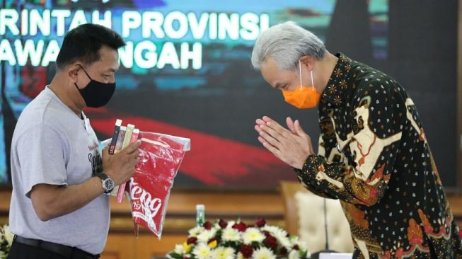 Temui Ganjar, Moeldoko : KSP Carikan Solusi Penanganan Covid-19 Jawa Tengah