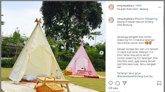 Tenda di Bawah Bintang (Instagram @neng.fooddiary)