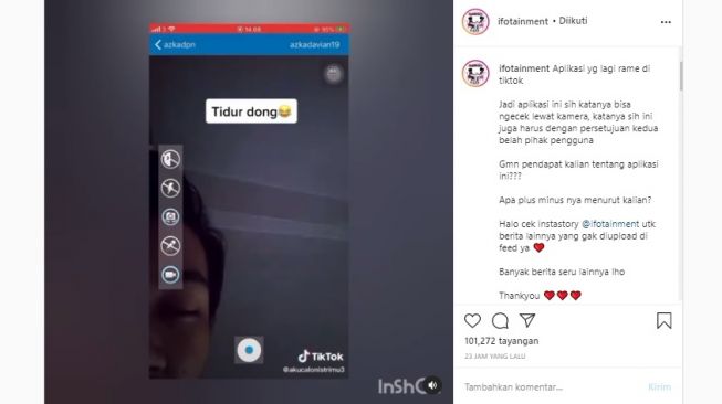 Aksi warganet pesan tak dibalas pacar. [Instagram]