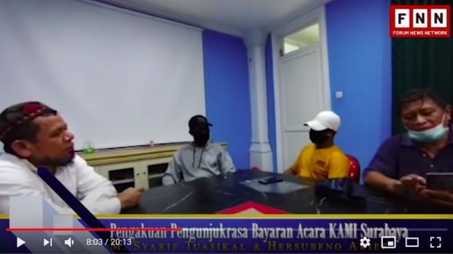 Kata Pendemo KAMI dan Gatot Cs: Yang Mengaku Dibayar Bukan Bagian dari Kami