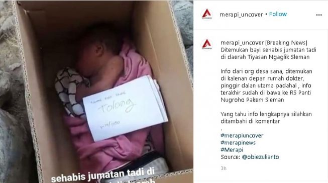 Hendak Berangkat Salat Jumat, Obie Lihat Bayi di Dalam Kardus