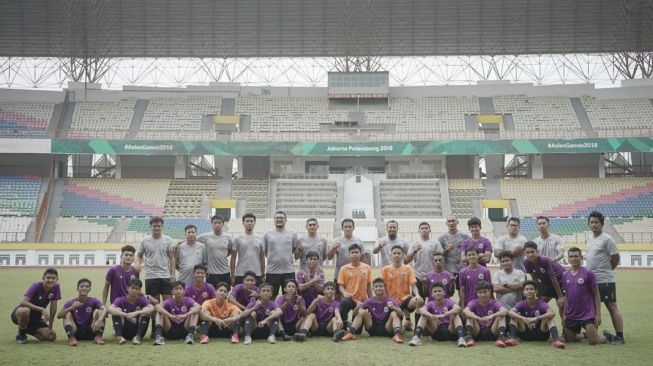 Skuat Timnas Indonesia U-16 saat TC bulan September di Cikarang. (dok. PSSI)