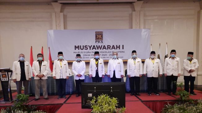 Partai Keadilan Sejahtera mengumumkan susunan kepengurusan baru masa khidmat 2020-2025 [dokumentasi PKS]