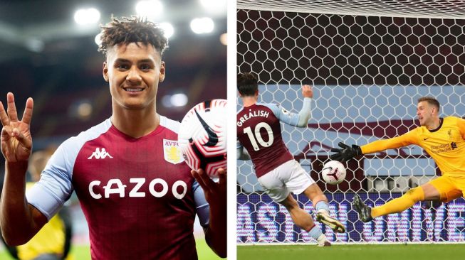 Penyerang dan gelandang Aston Villa Ollie Watkins dan Jack Grealish (Kolase foto/AFP/AVFOfficial)