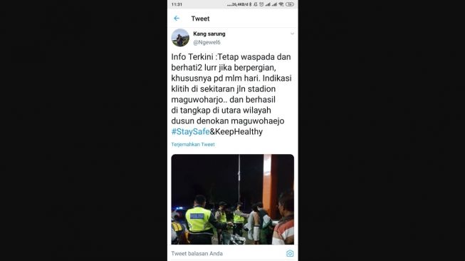 Viral Diduga Pelaku Klitih Kumpul di Maguwoharjo, Begini Penjelasan Polisi