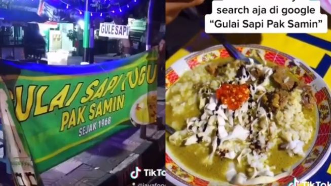 Pindah Lokasi, Kuliner Gulai Sapi Tugu Pak Samin Masih Sepi Pembeli