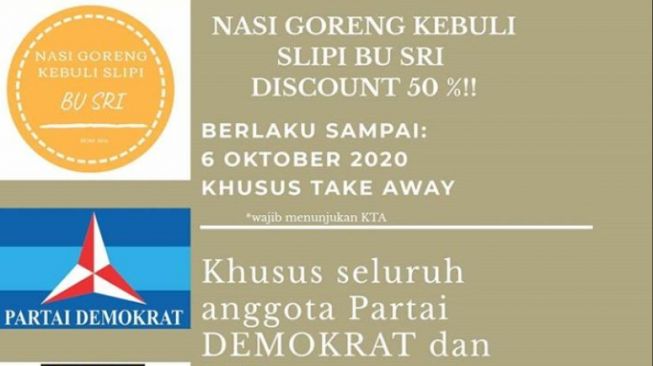 Tolak Omnibus Law, Kader PD dan PKS Diskon 50 Persen Makan Nasi Kebuli