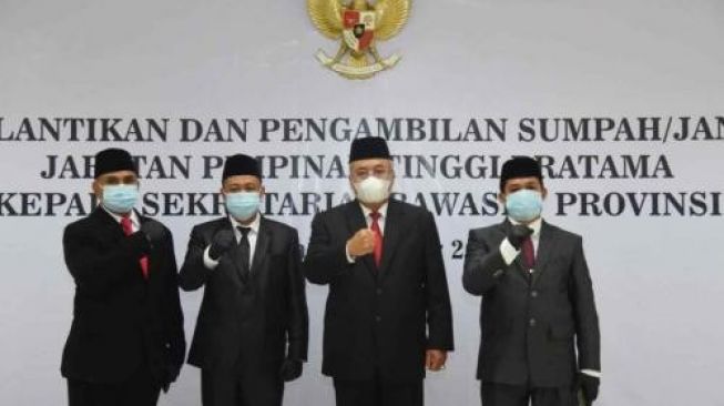 Rahmad Fauzi Resmi Dilantik Sebagai Kepala Sekretariat Bawaslu Sumsel