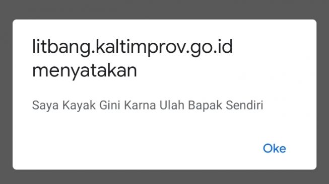 Tolak UU Cipta Kerja, Hacker Kelelawar Retas Website Litbang Pemprov Kaltim