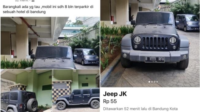 Viral Mobil Mewah 8 Bulan Mangkrak di Hotel Bandung, Platnya Bikin Salfok