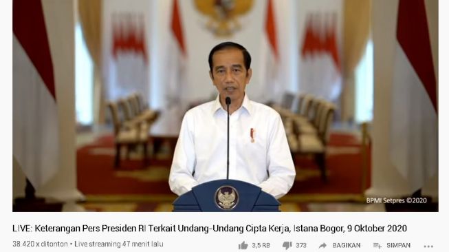 Jokowi: Tidak Benar Cuti Sakit dan Cuti Melahirkan Dihapuskan