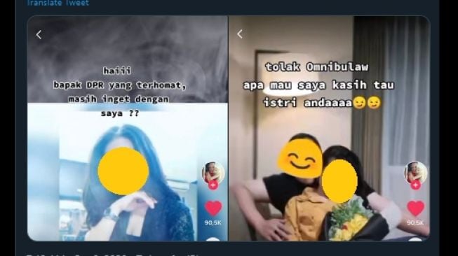 Heboh Tolak Omnibus Law, Wanita Ancam Lapor ke Istri: Bapak DPR Ingat Saya?