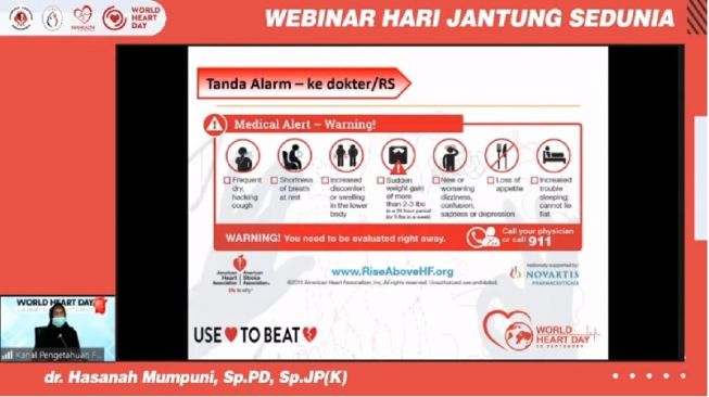 Gejala gagal jantung yang harus dilarikan ke rumah sakit (Youtube/INAHEALTH)