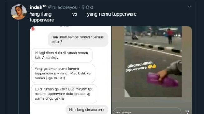 Epik! Hilangkan Tupperware saat Aksi, Demonstran Ini Takut Dimarahi Emaknya