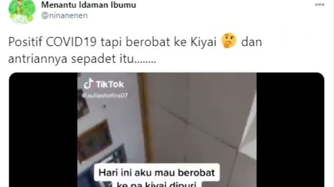 Viral Curhat Wanita Mengaku Positif Covid-19 dan Berobat ke Ulama