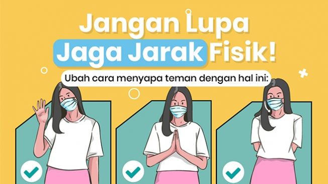 INFOGRAFIS: Jangan Lupa Jaga Jarak Fisik!