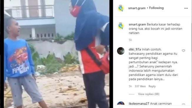 Viral, Video Anak Berdebat dengan Orang Tua Hingga Ucapkan Kata Kasar